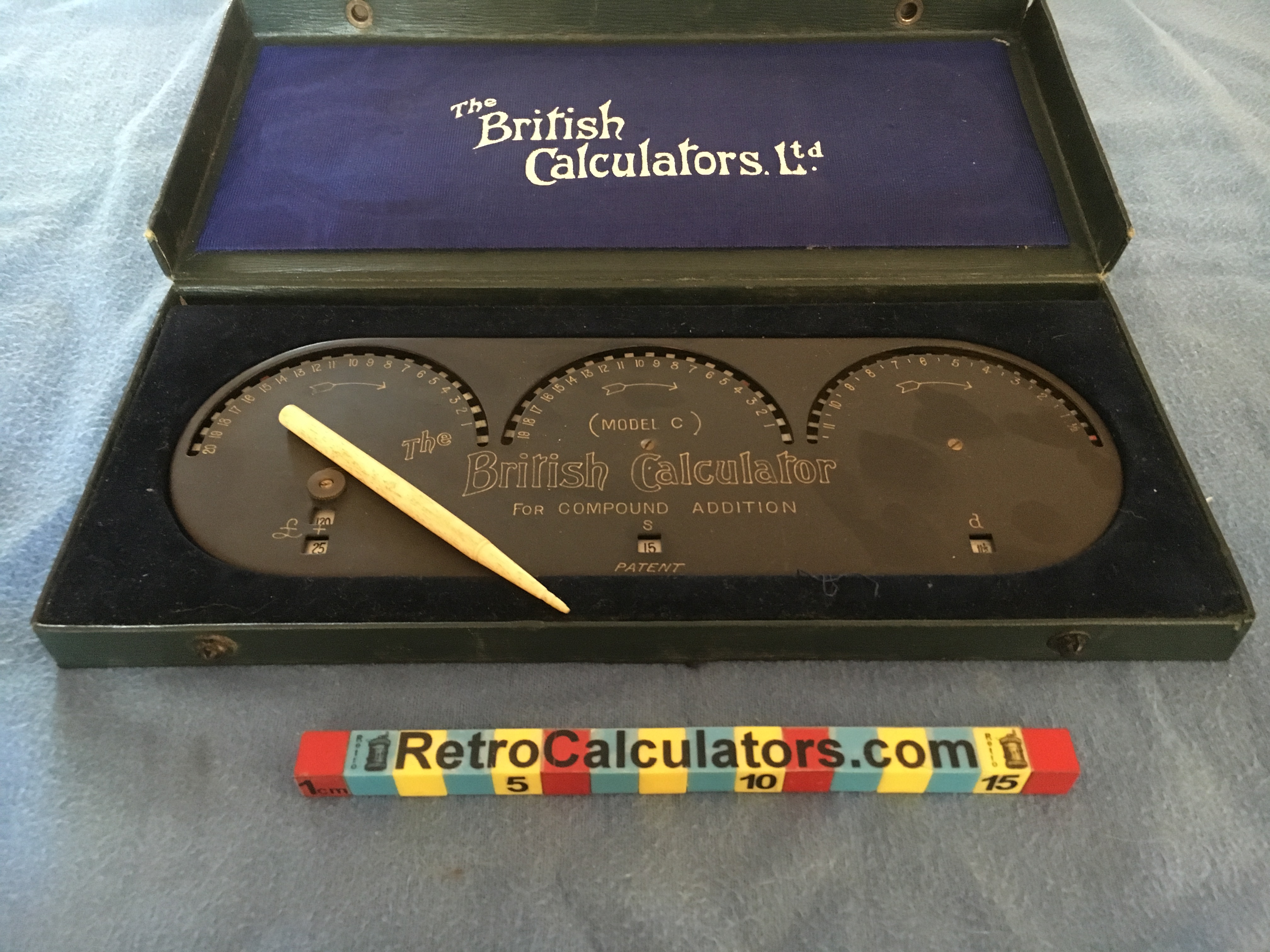 The British Calculator Model C For Compound Addition circa 1908