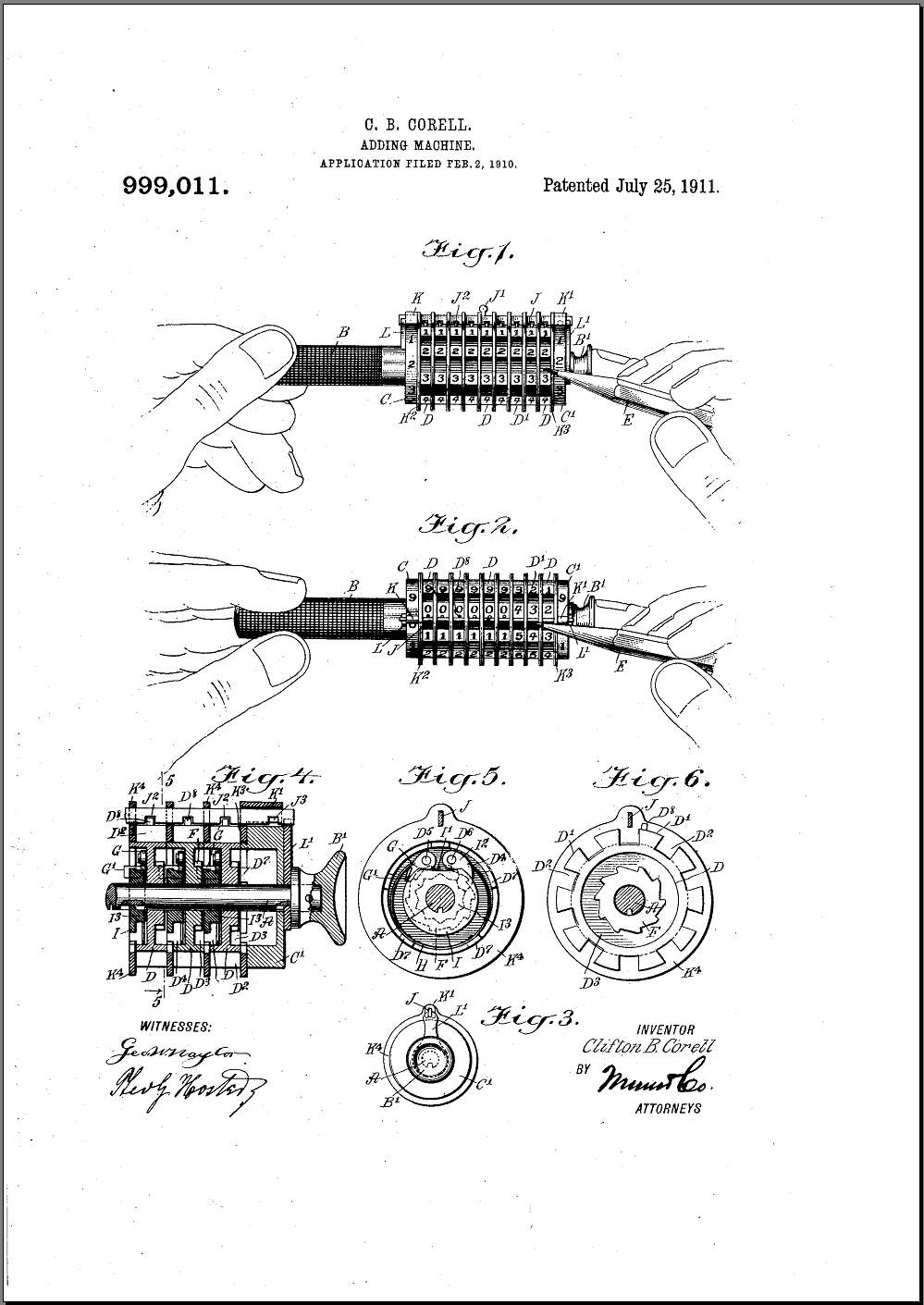 MidgetAddingMachinePatent1