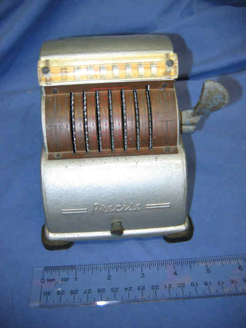 Precise Adding Machine - Precise Developments Co. Inc. Chicago IL U.S.A. 1946