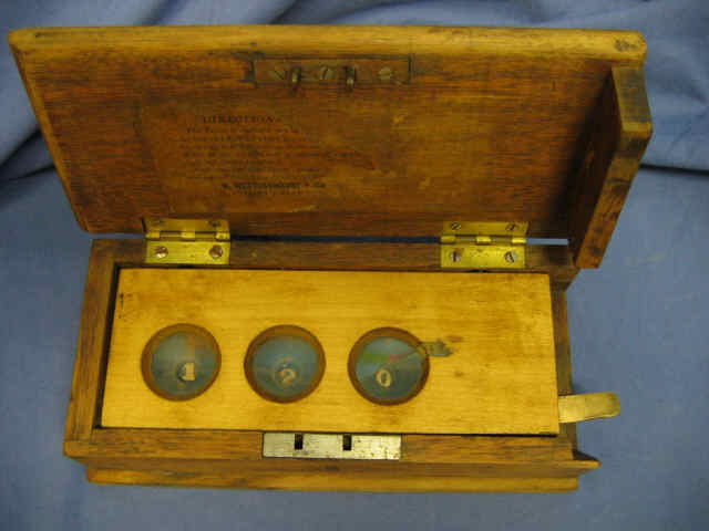 G. Westinghouse & Co. Wooden Box Tally Register Mechanical Tallier Schenectady, N.Y. Counter